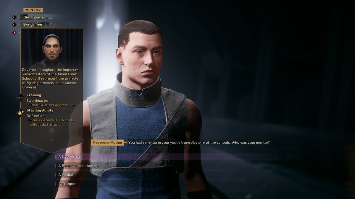 Swordsmaster Mentor in Dune Awakening