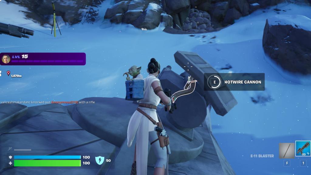 Hotwiring AT-AT in Fortnite