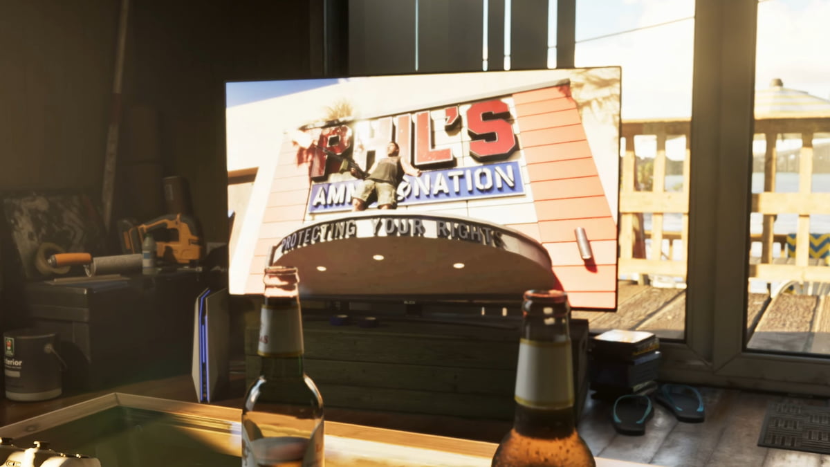 Phil's Ammu-Nation ad on T.V.