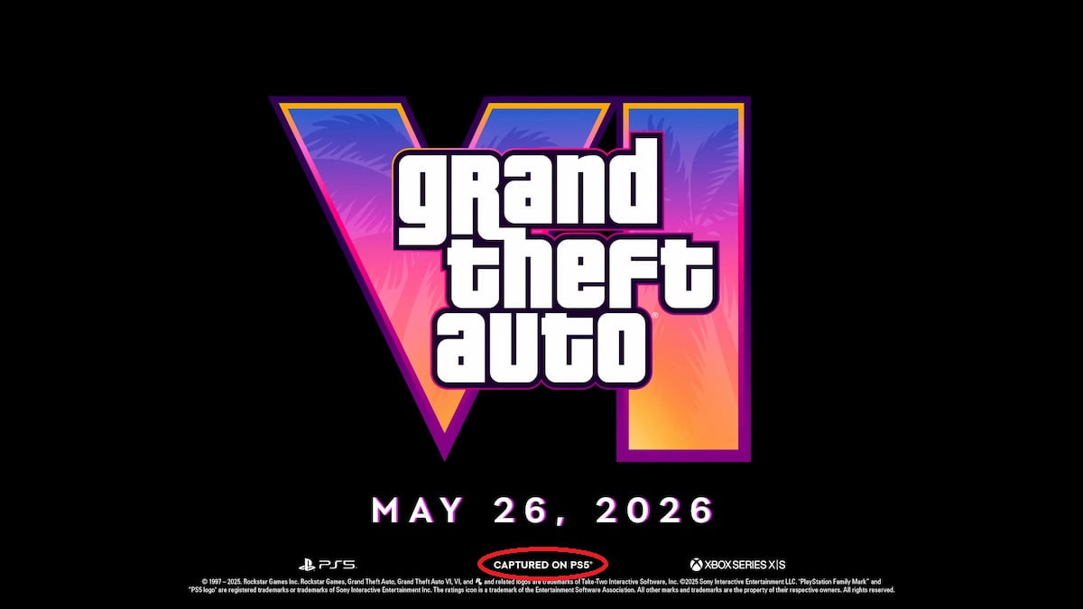 Captured on PS5 statement in GTA 6 trailer 