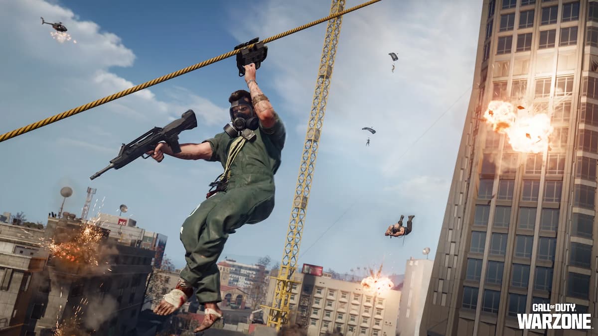 Warzone Lookout zipline POI