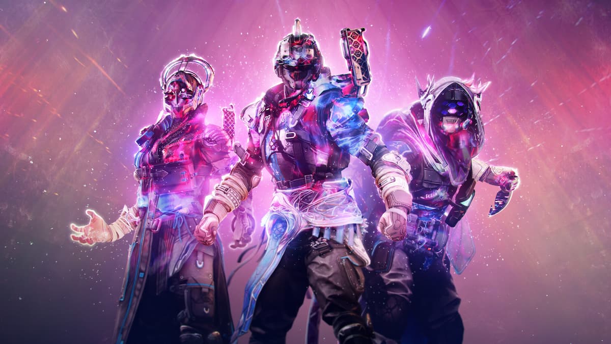 Three guardians show off their Exotic armor in promo art for The Final Shape